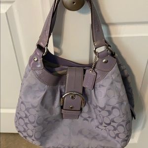 Coach purse and matching wallet